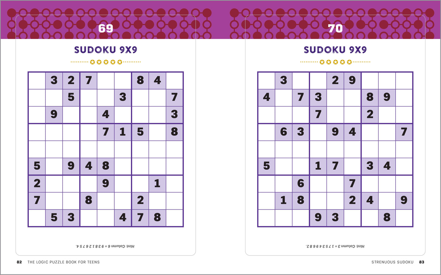 Logic Puzzle Book for Teens