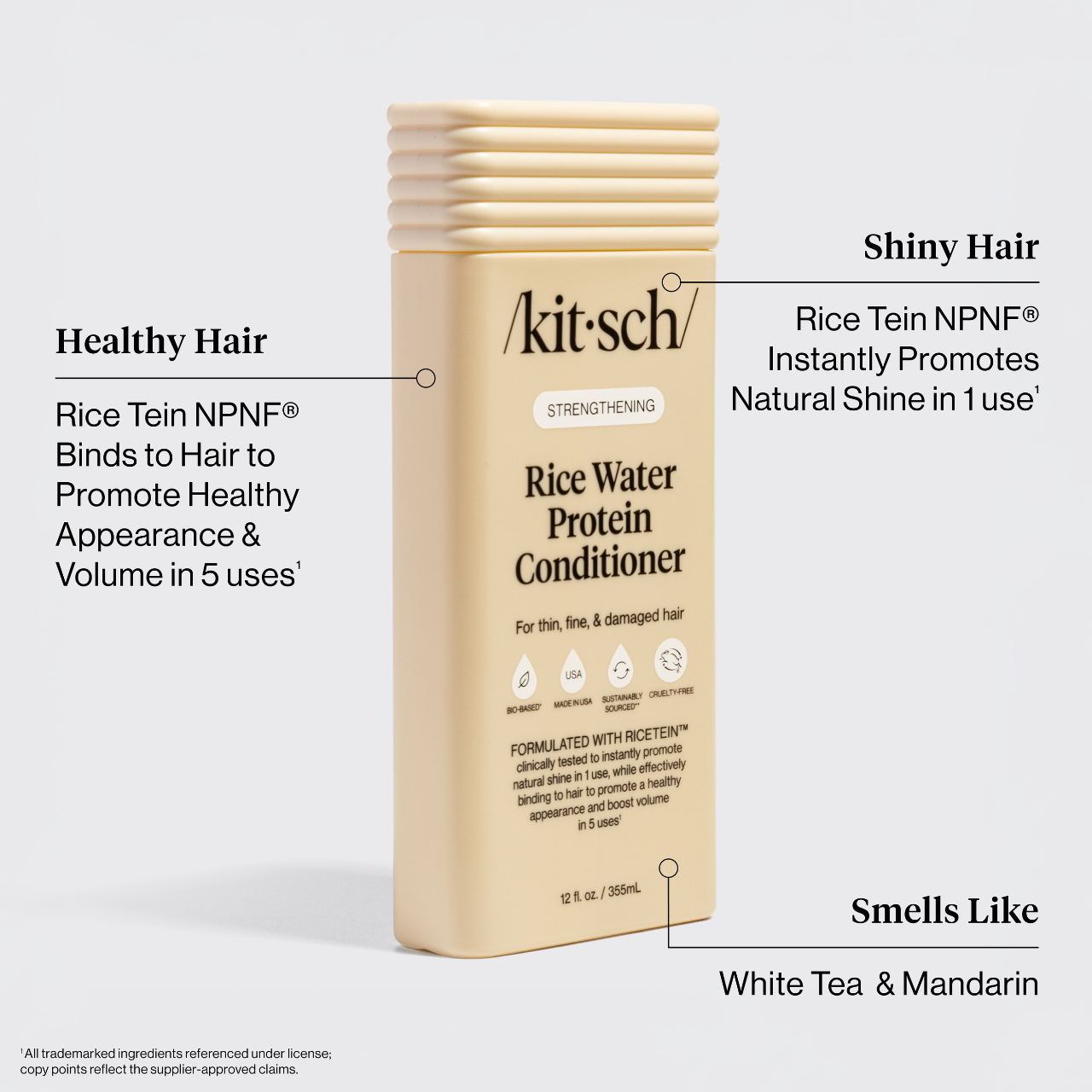 KITSCH - Strengthening Rice Water Shampoo & Conditioner Combo