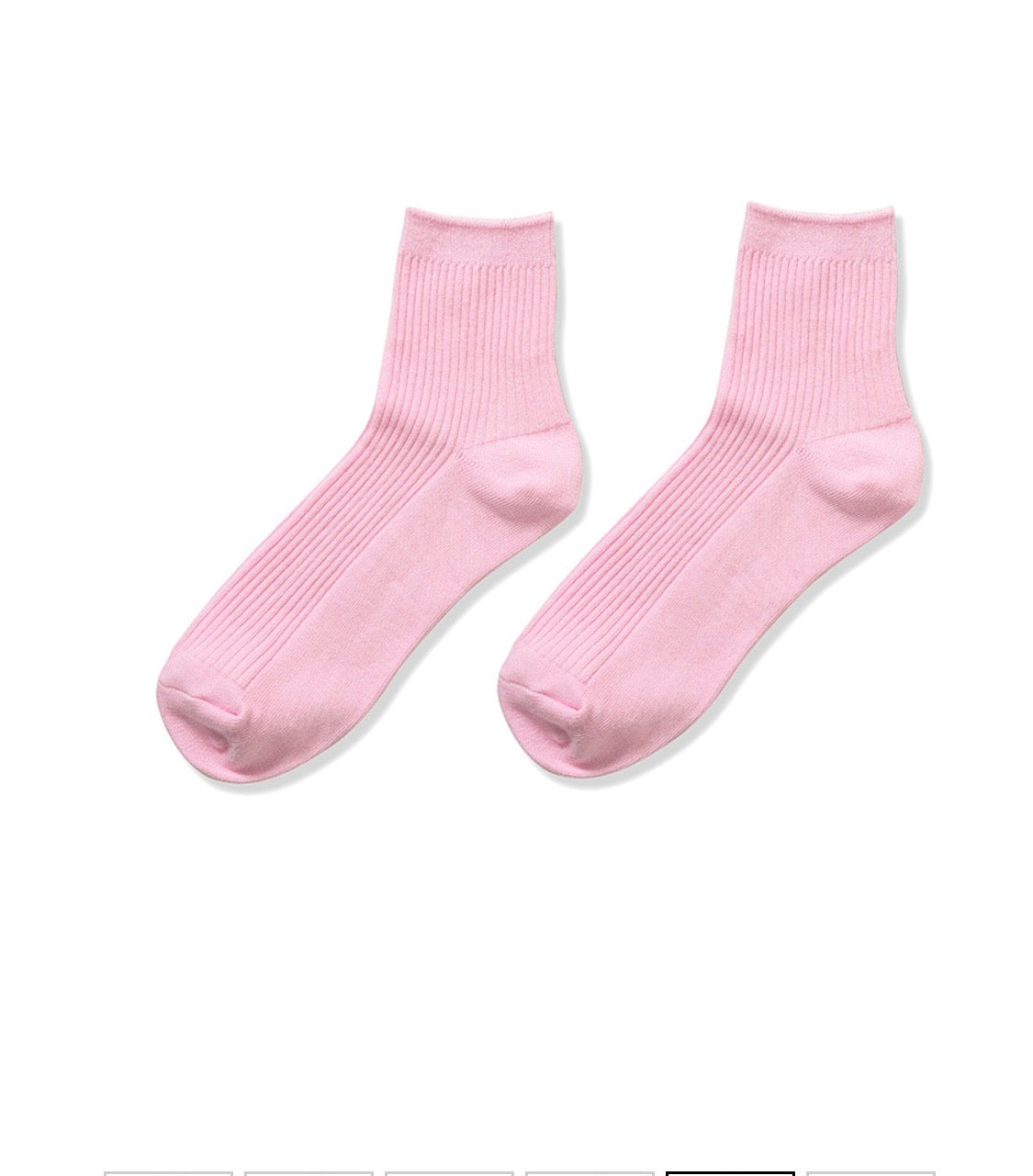 Zenana Women's Ribbed Crew Socks