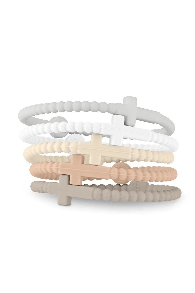 Jesus cross silicone bracelet