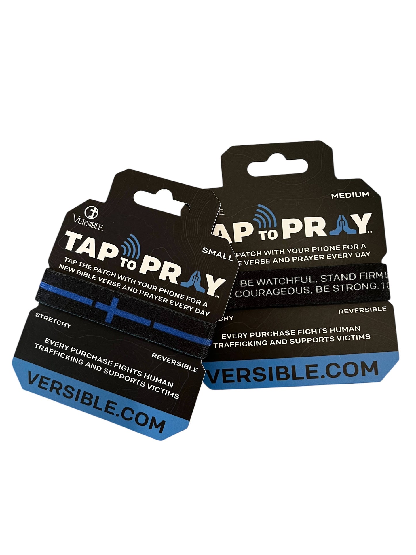 Tap To Pray™ Wristbands - First Responders Law Enforcement - Medium