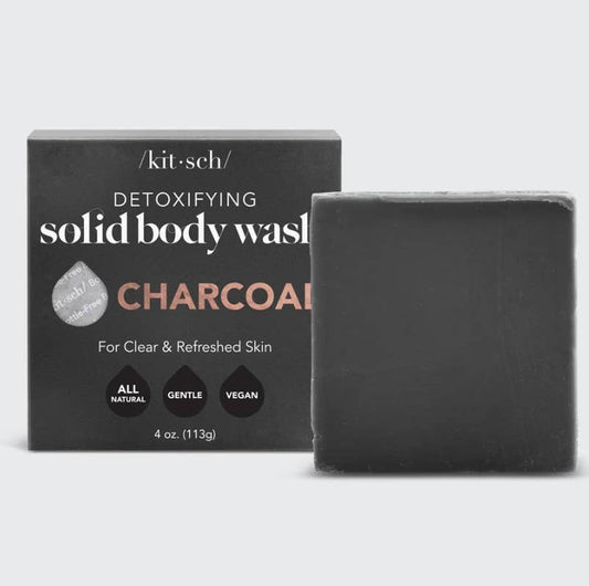 KITSCH - Charcoal Detoxifying Solid Body Wash