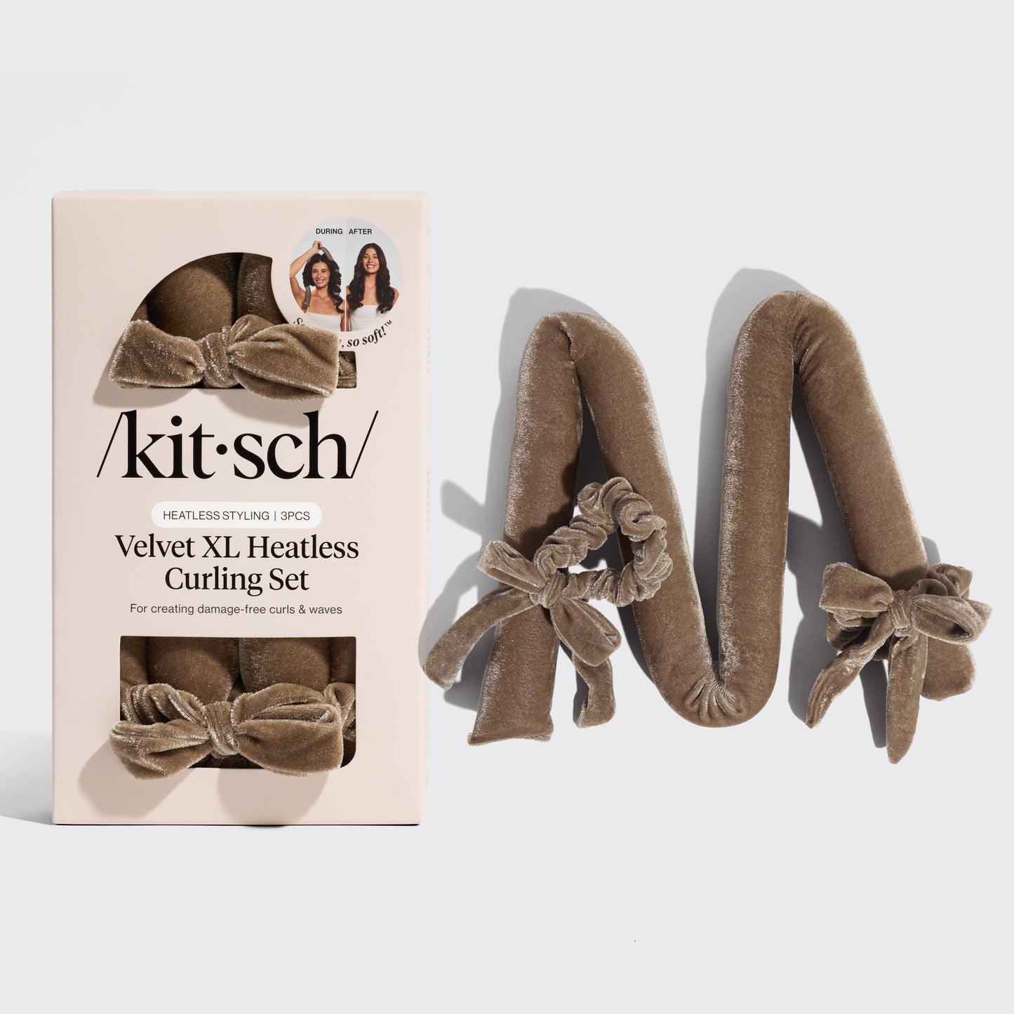 KITSCH - Eucalyptus Velvet XL Heatless Curling Set