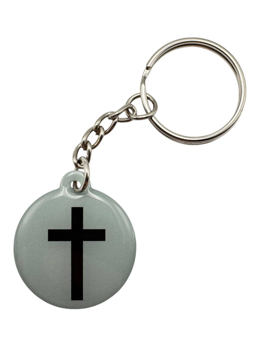 Versible - Tap To Pray™ - Prayer Tag Keychains Mint + Cross