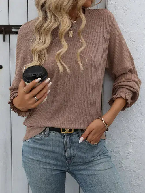 Long-Sleeved Sweater Top