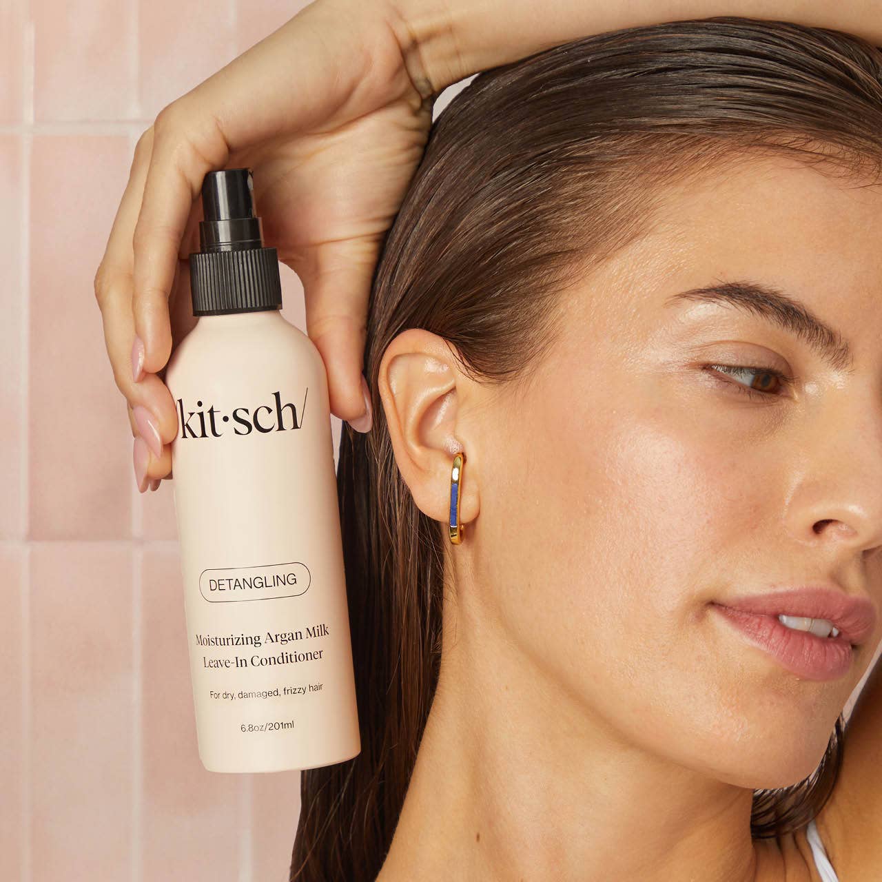 KITSCH Moisturizing Argan Milk Leave-In Conditioner