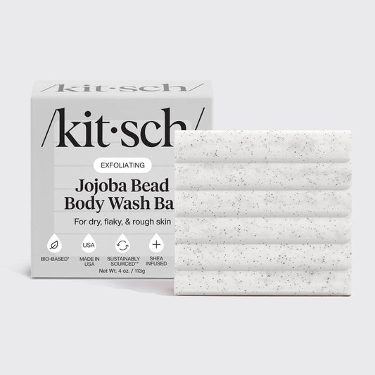 KITSCH - Jojoba Bead Exfoliating Body Wash Bar