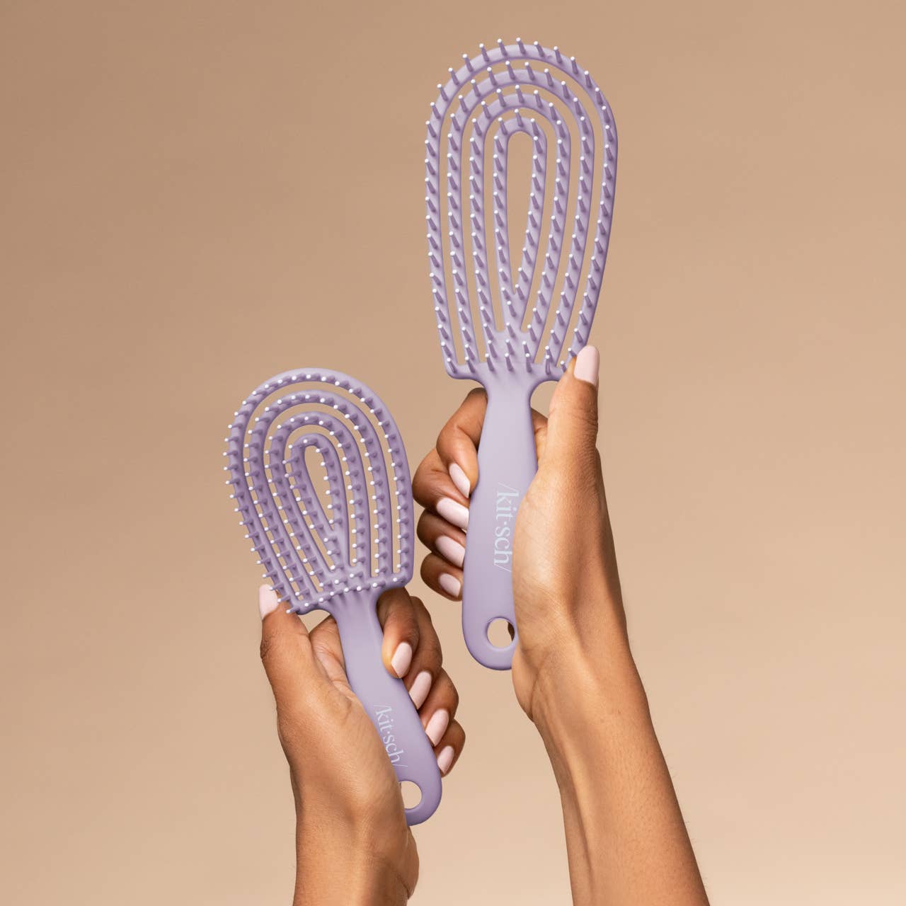KITSCH - Mini Soft Violet Detangling Flexi Brush KITSCH