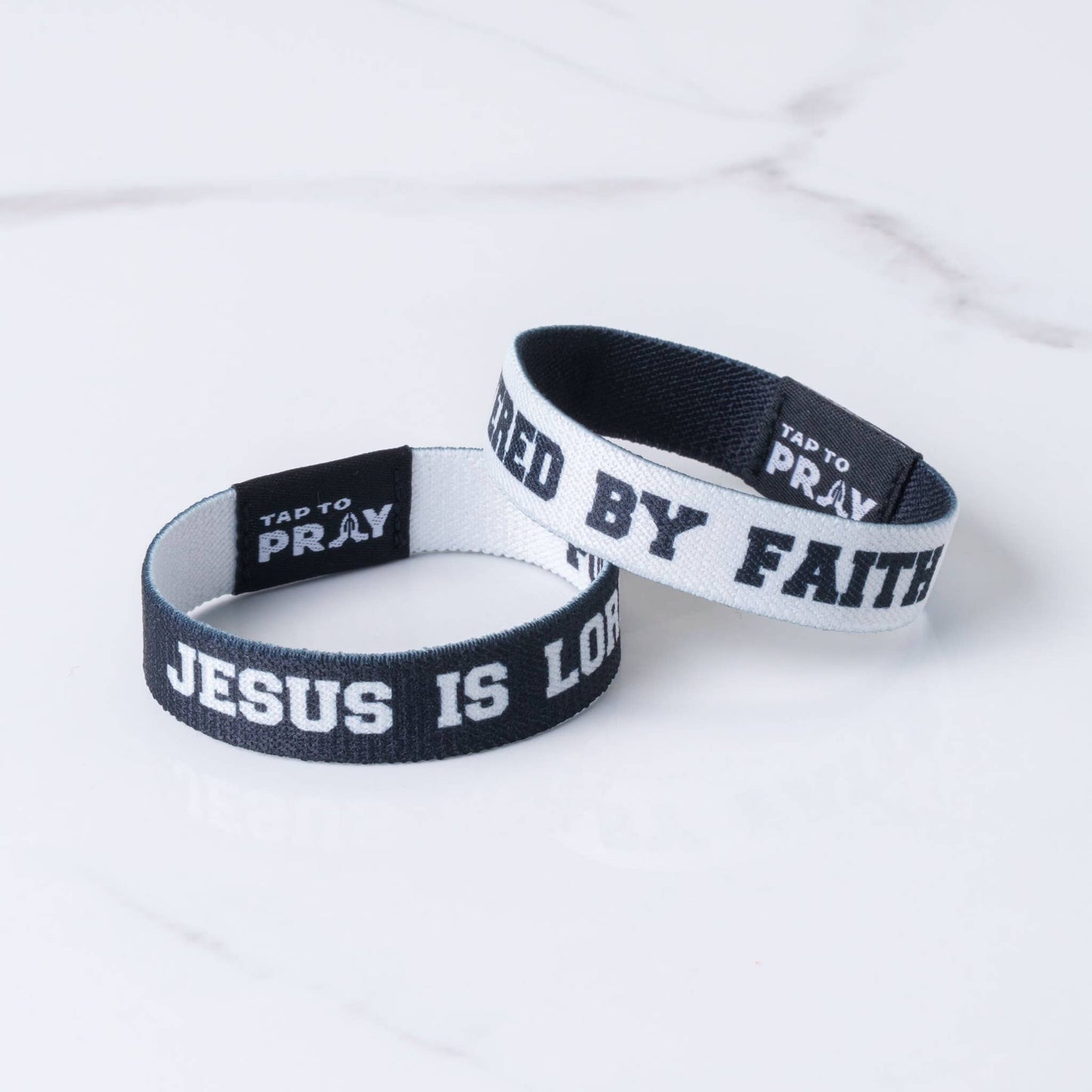 Tap To Pray Wristbands - Jesus Is Lord - Medium