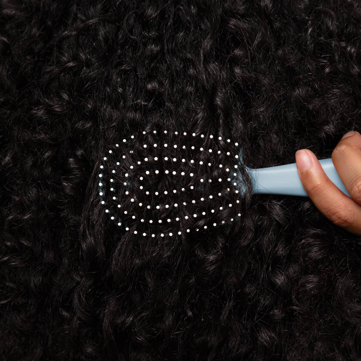 KITSCH - Mini Haze Blue Detangling Flexi Brush