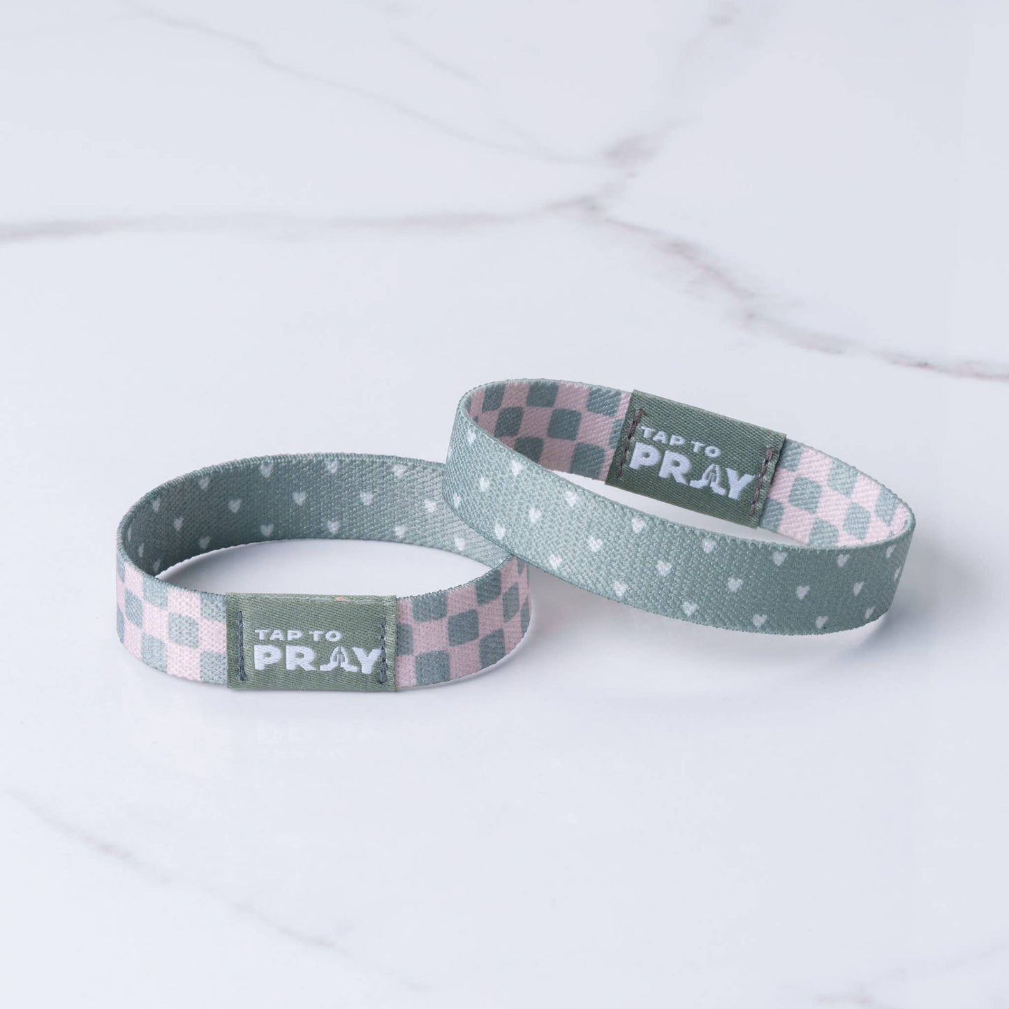 Tap To Pray™ Wristbands - Cottage & Tile - Small
