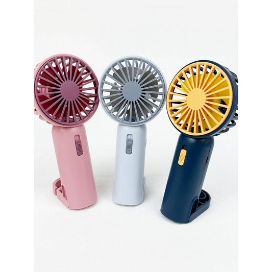 Love and Repeat - Portable Hand Fan with Pull out Stand
