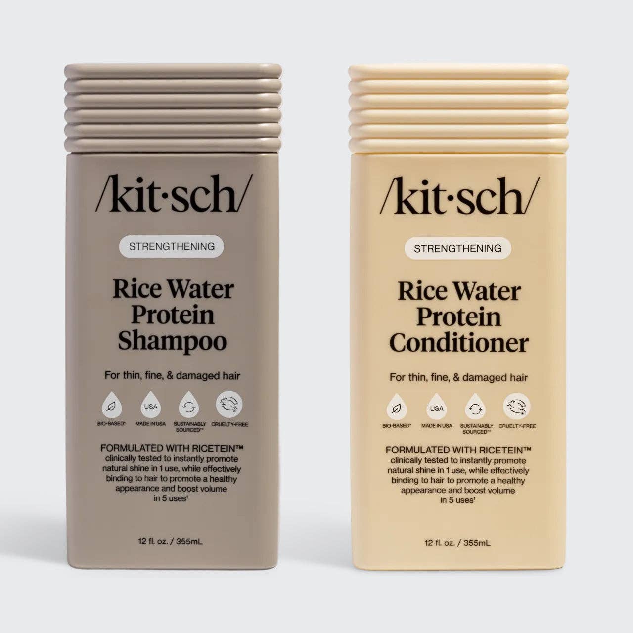 KITSCH - Strengthening Rice Water Shampoo & Conditioner Combo