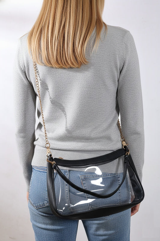 Clear Stadium Satchel Bag