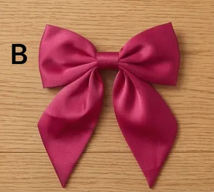 Fabric Pink Shade Bow Hair Clips Love and Repeat