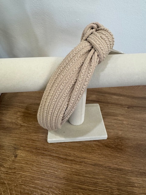 Ribbed Knotted Headband