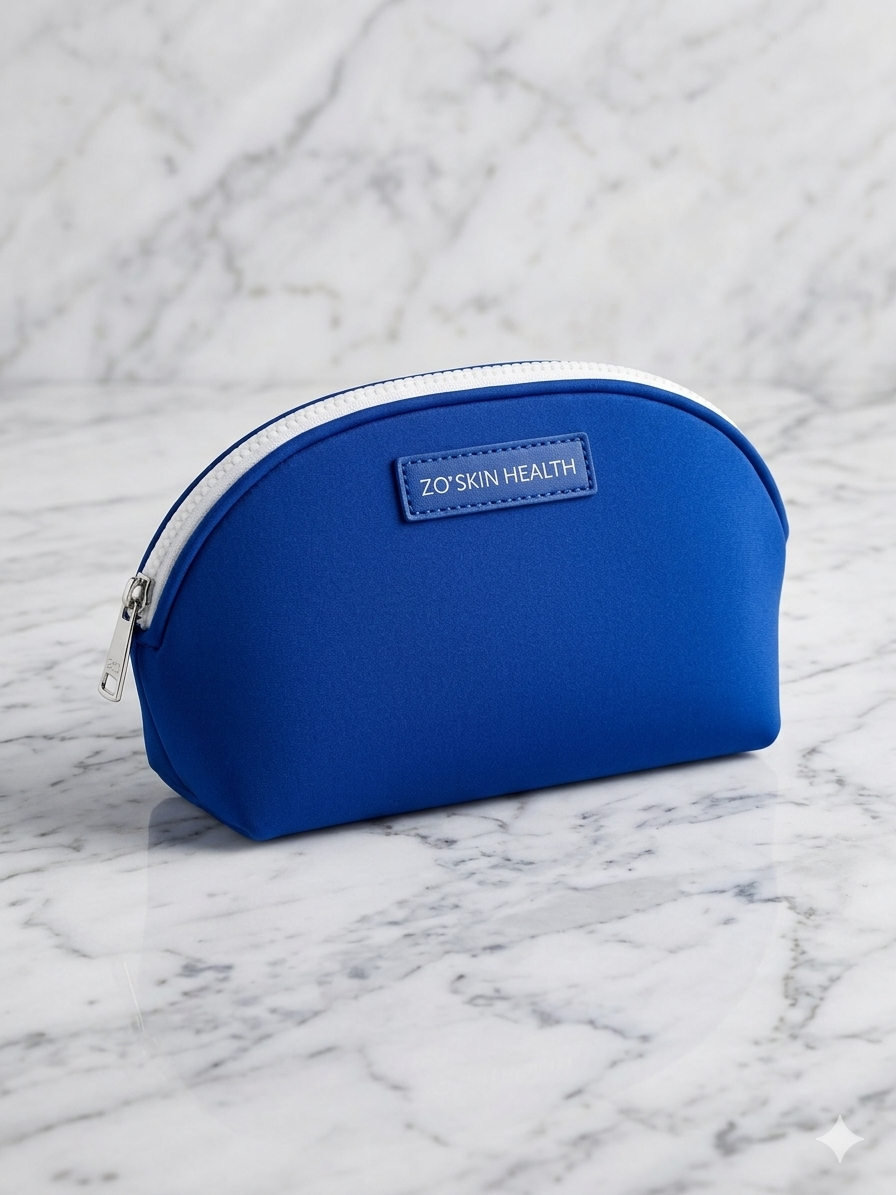 Zo Blue Cosmetic Bag