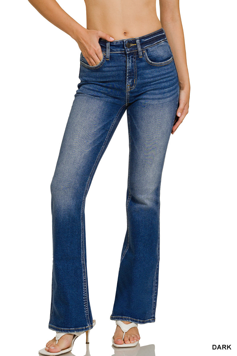 Dark Wash Bootcut Denim Pants