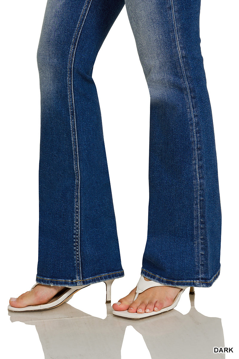 Dark Wash Bootcut Denim Pants