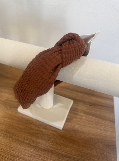 Waffle Texture Knotted Headband