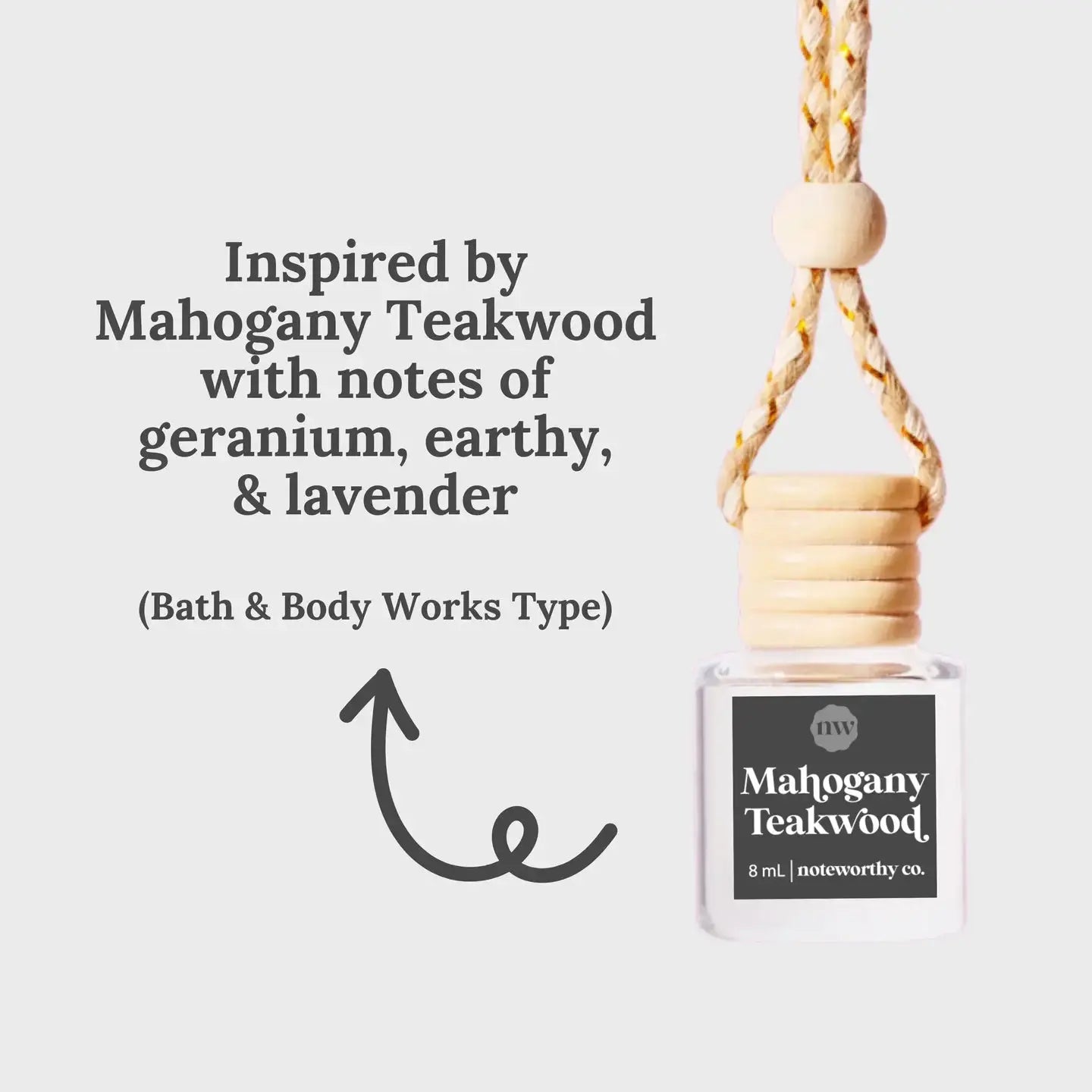 Noteworthy Co - Car Diffusers | Mahogany Teakwood