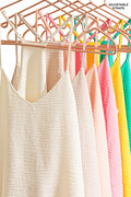 Adjustable Strap V-neck Cami
