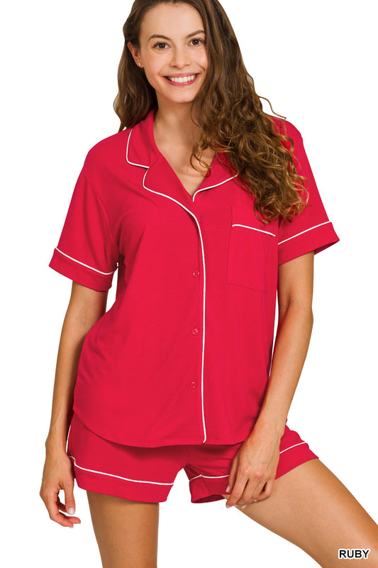 Button Down Lounge Set