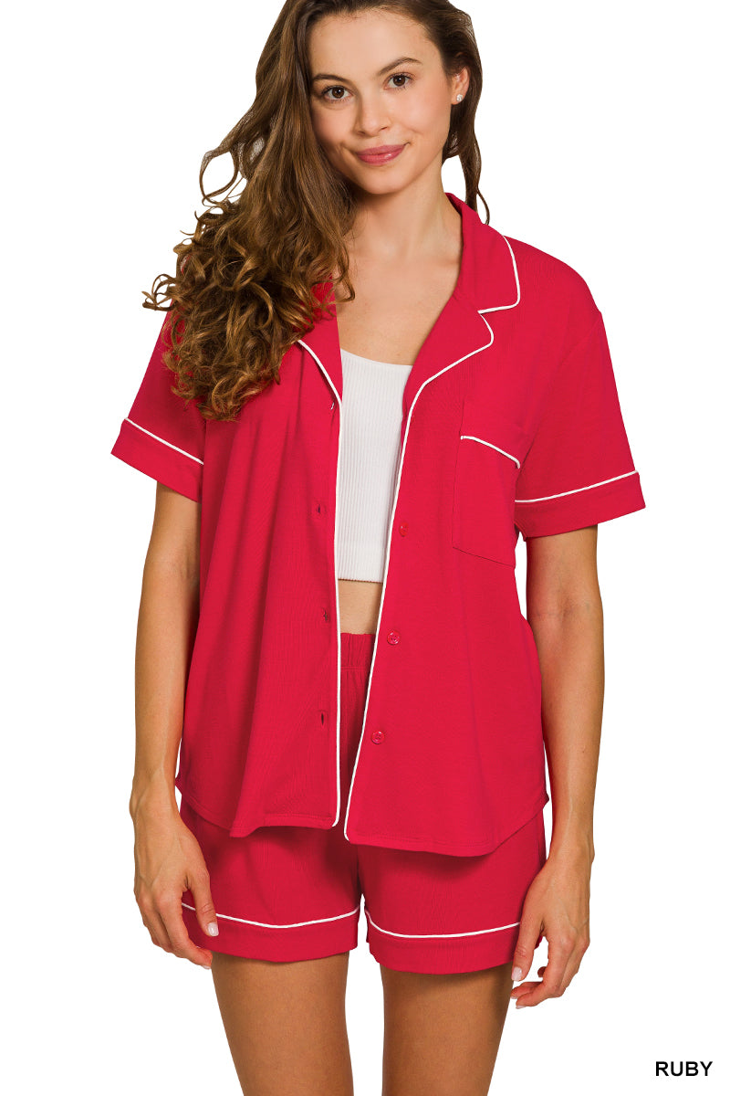 Button Down Lounge Set