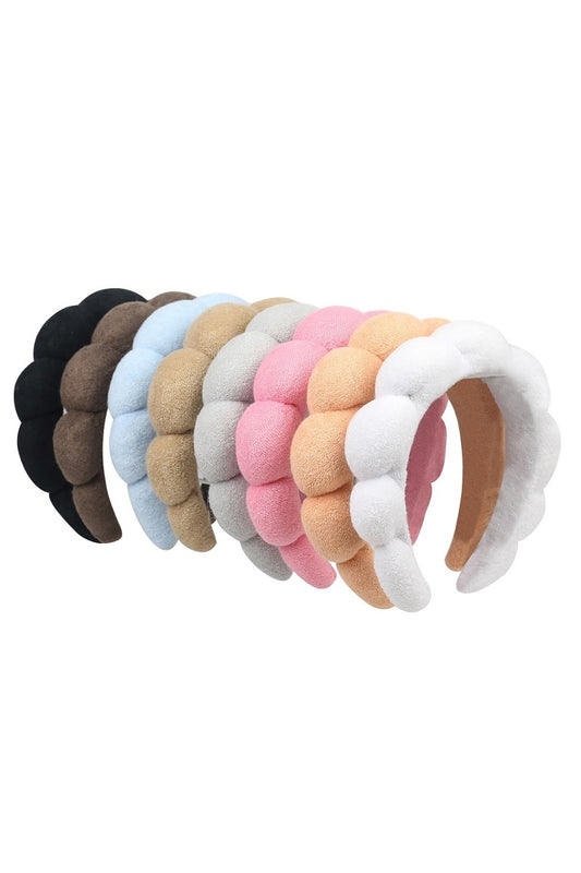Spa Sponge Terry Towel Headband