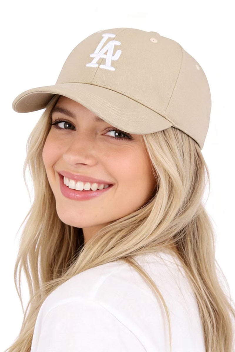 LA Embroidered Baseball Cap Hat