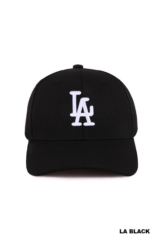 LA Embroidered Baseball Cap Hat