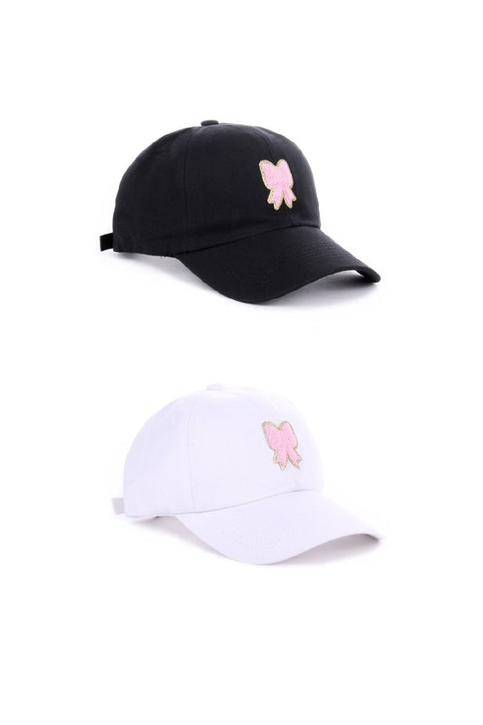 Ribbon Bow Baseball Cap Hat