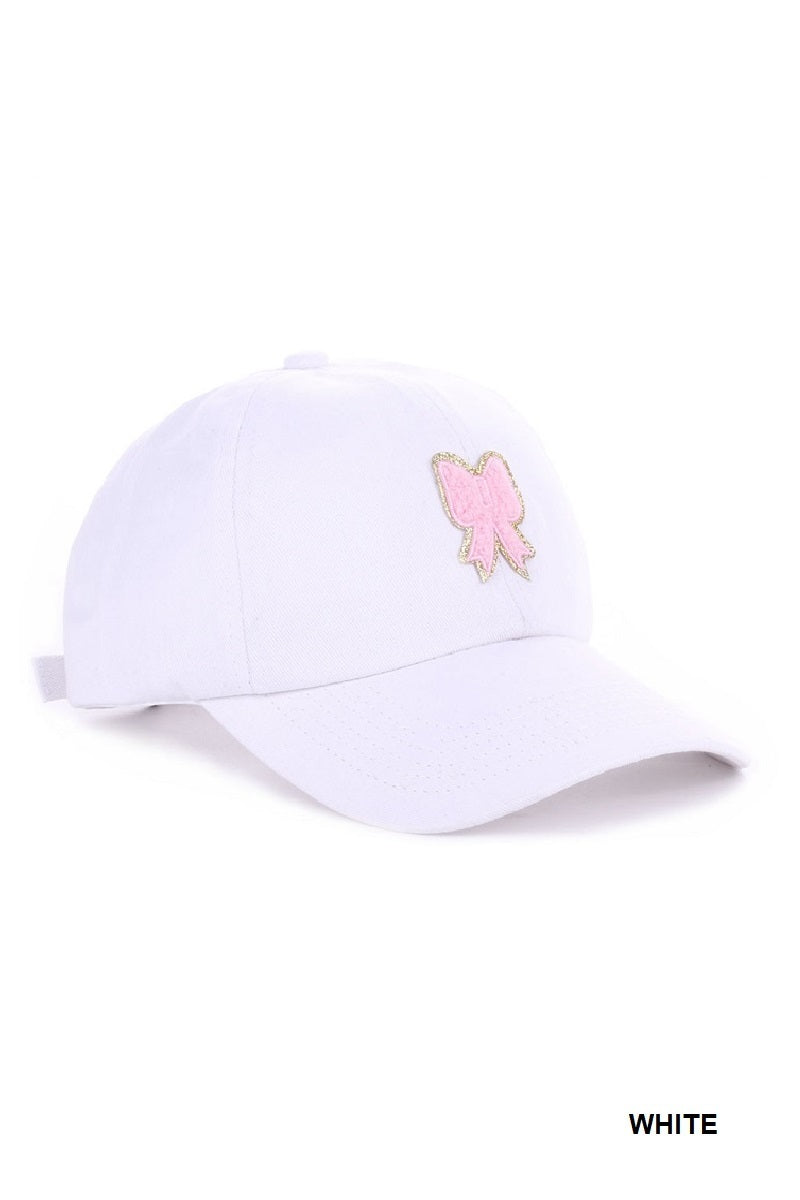 Ribbon Bow Baseball Cap Hat