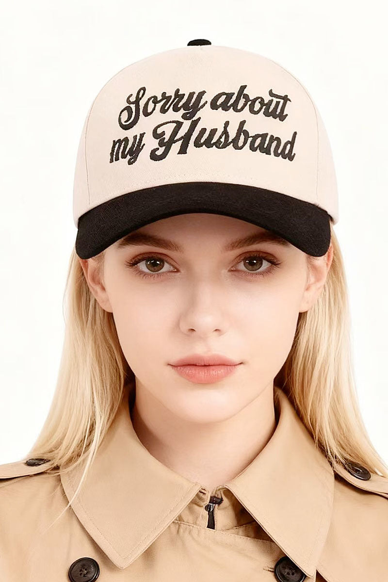 SORRY ABOUT MY HUSBAND HAT