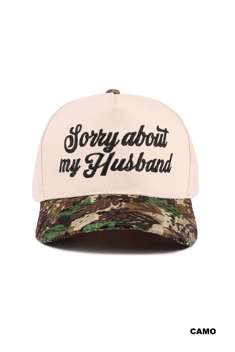 SORRY ABOUT MY HUSBAND HAT