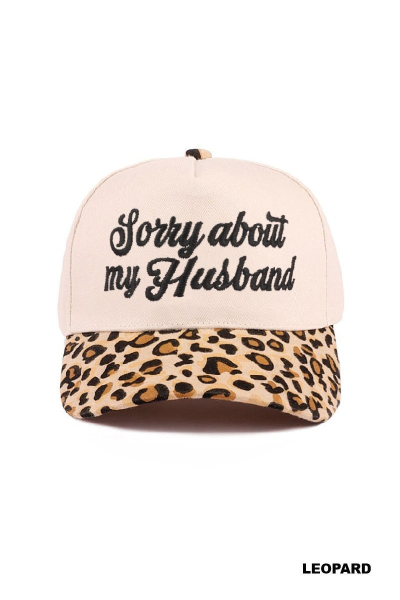 SORRY ABOUT MY HUSBAND HAT
