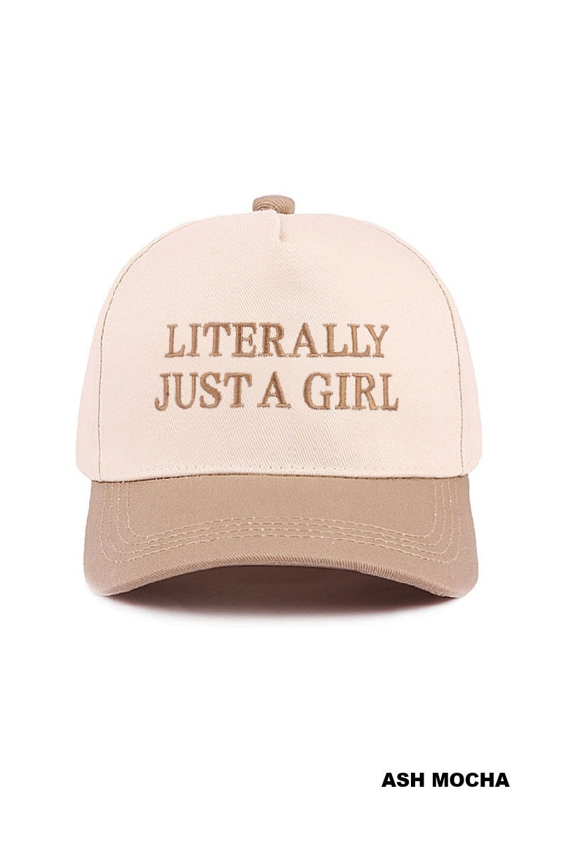Literally Just A Girl Hat