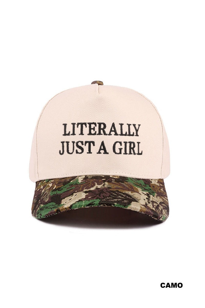 Literally Just A Girl Hat