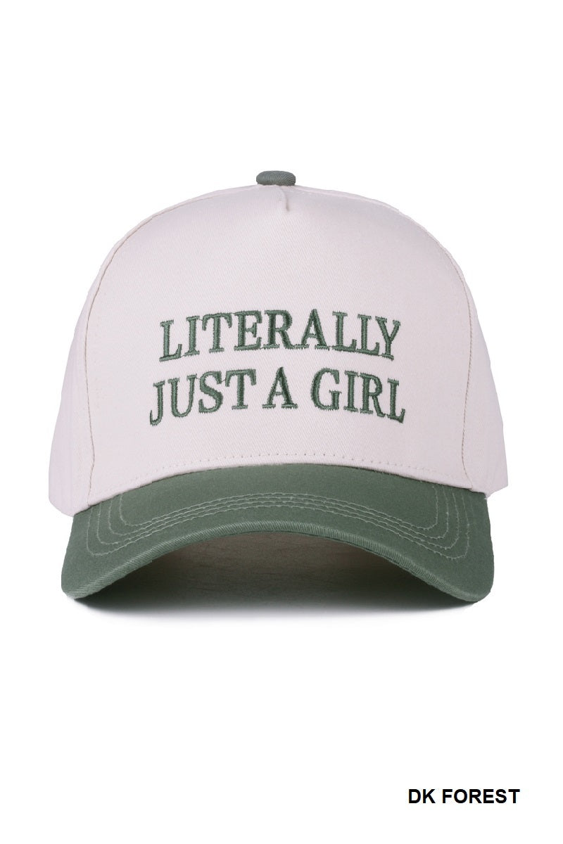 JUST A GIRL HAT
