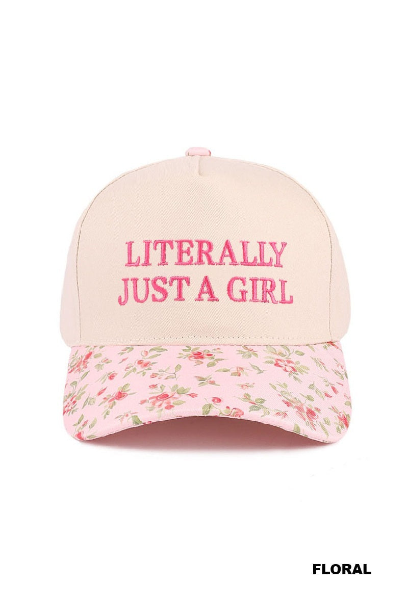 Literally Just A Girl Hat