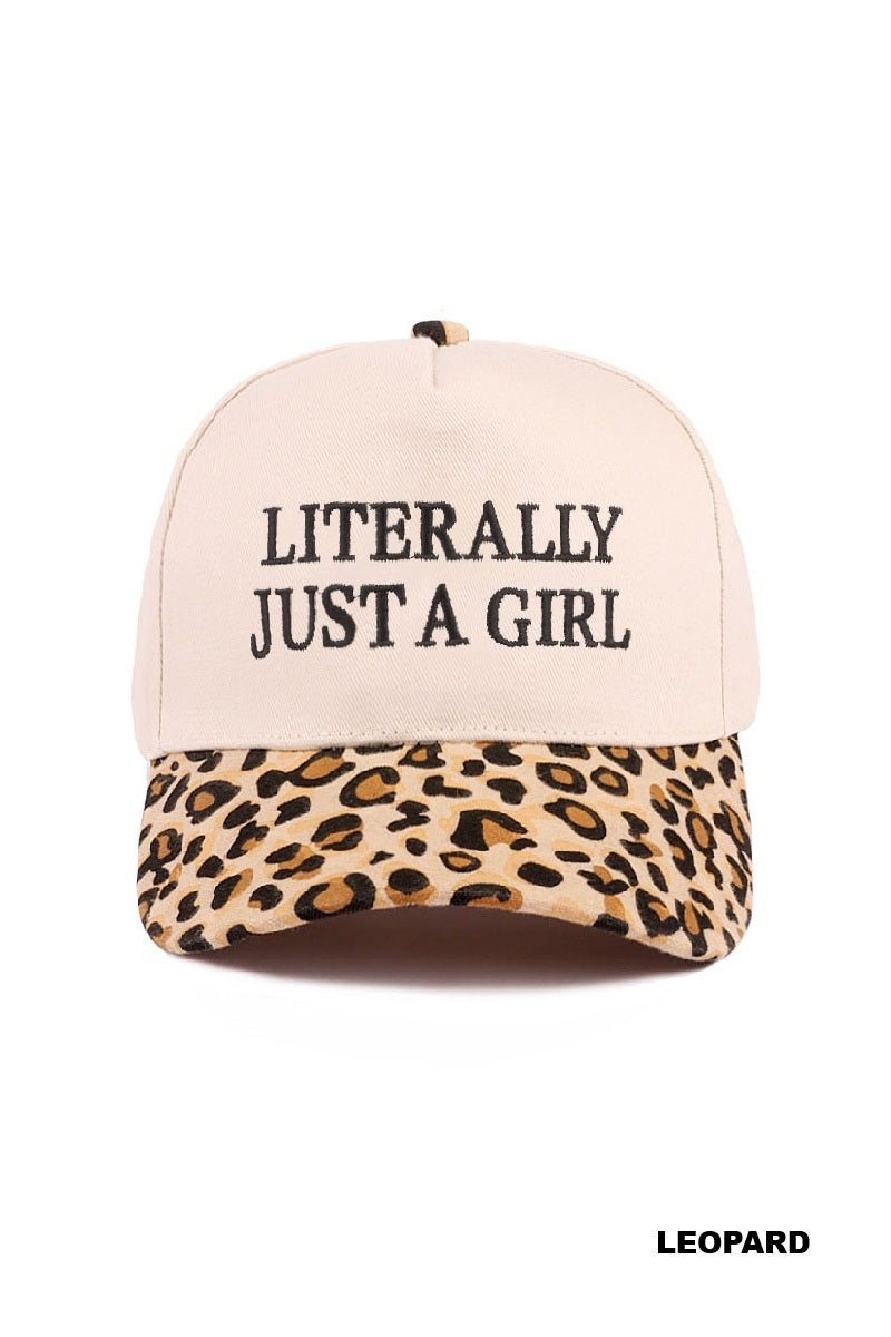Literally Just A Girl Hat