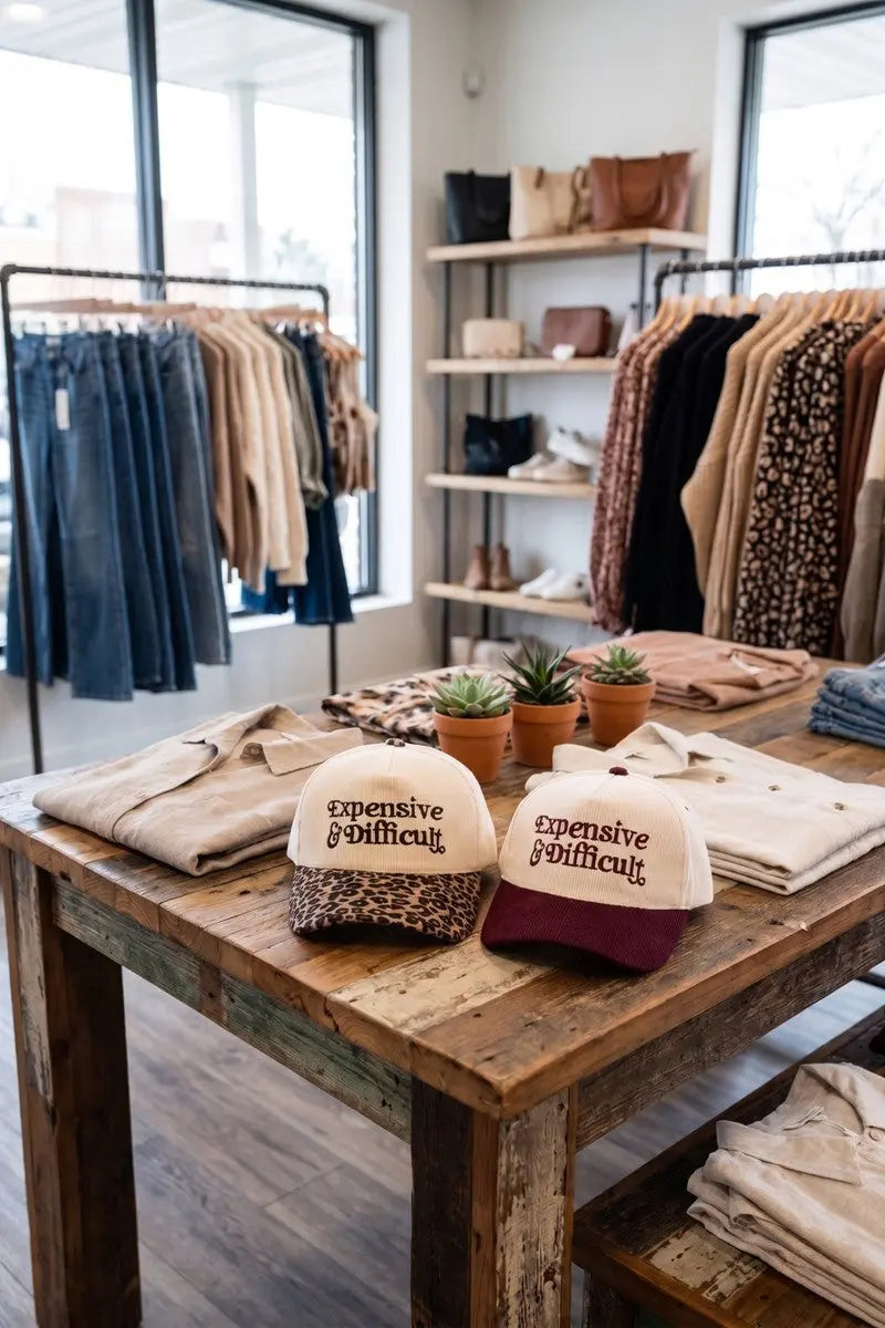 Expensive & Difficult Corduroy Hat Zenana