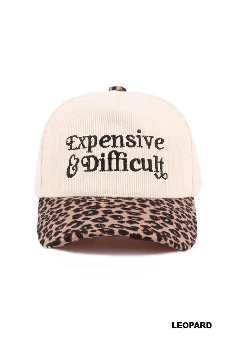 Expensive & Difficult Corduroy Hat Zenana