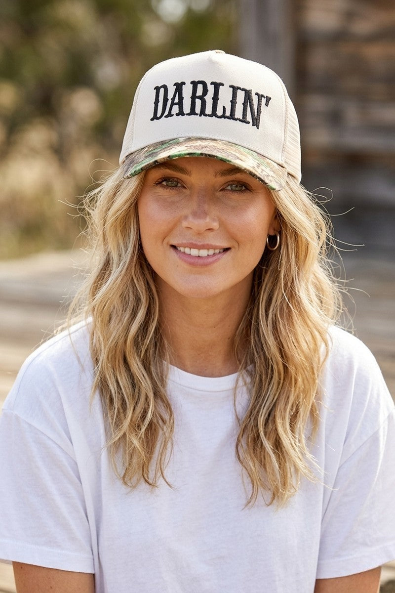 Darlin' Mesh Snapback Trucker Hat