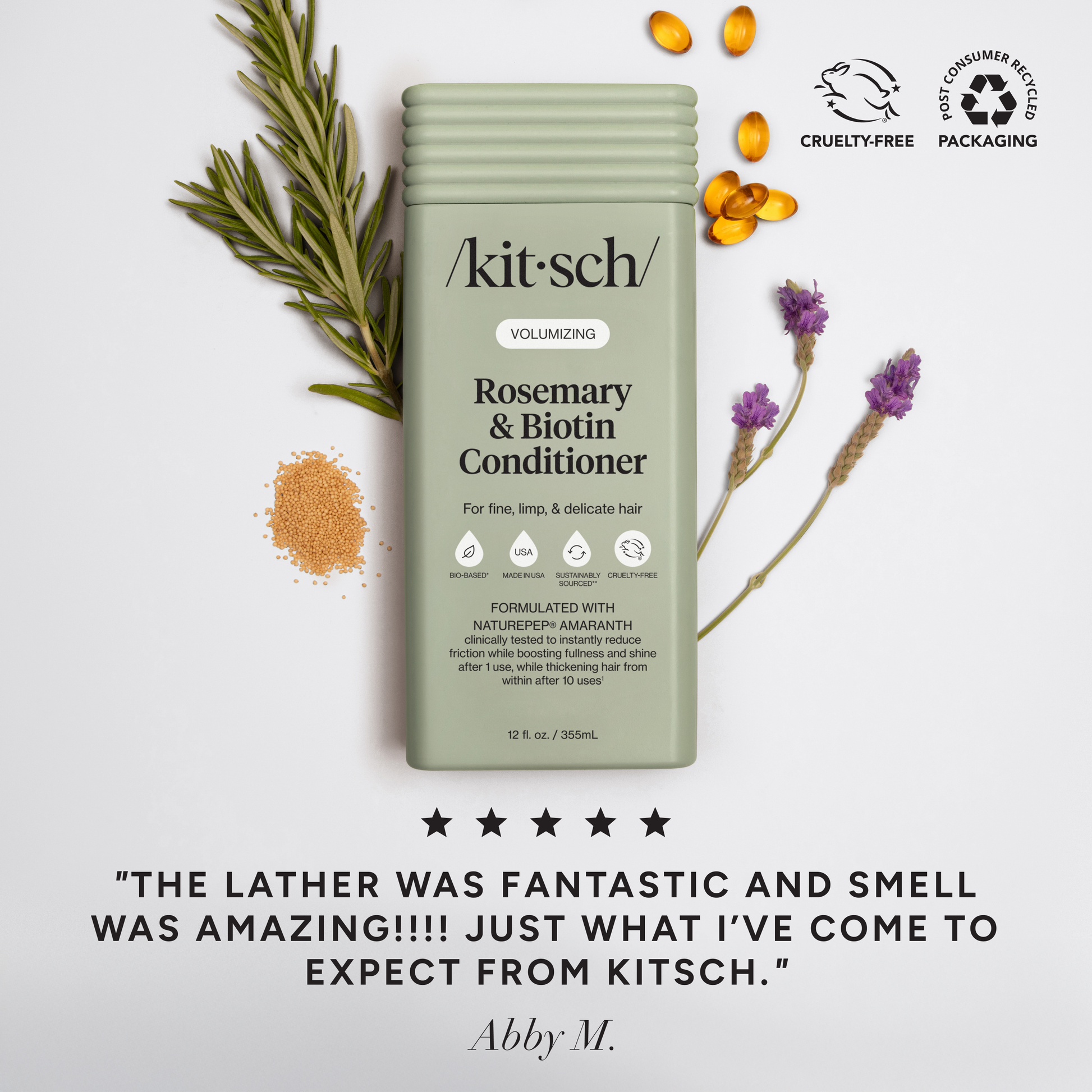 KITSCH - Volumizing Rosemary & Biotin Conditioner KITSCH