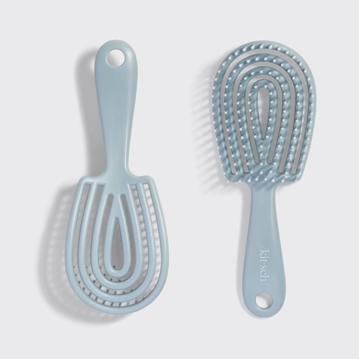 KITSCH - Mini Haze Blue Detangling Flexi Brush