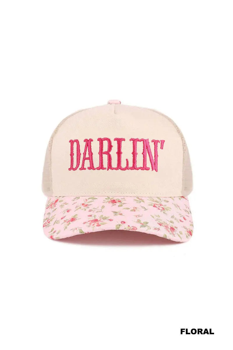 Darlin' Mesh Snapback Trucker Hat Zenana