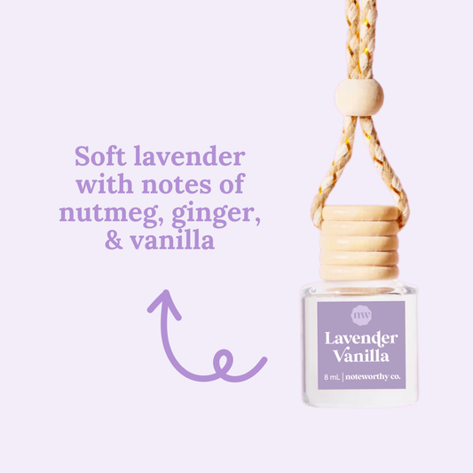 Noteworthy Co - Car Diffusers | Lavender Vanilla