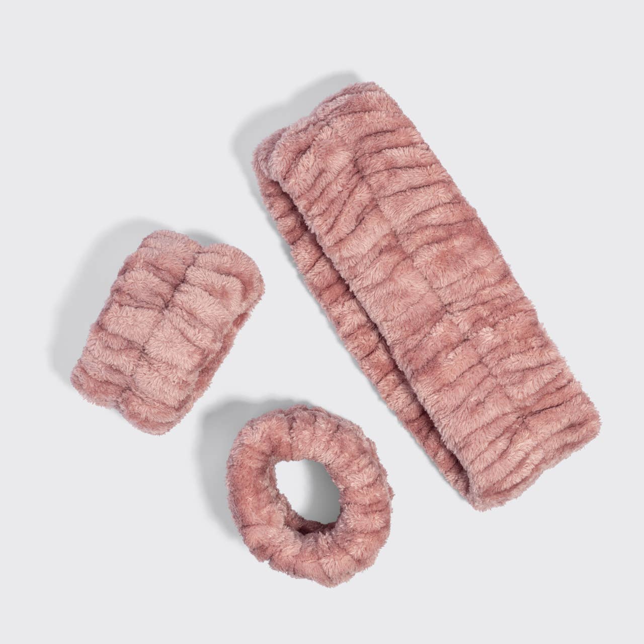 KITSCH - Spa Headband and Wristlets 3pc Set - Terracotta KITSCH