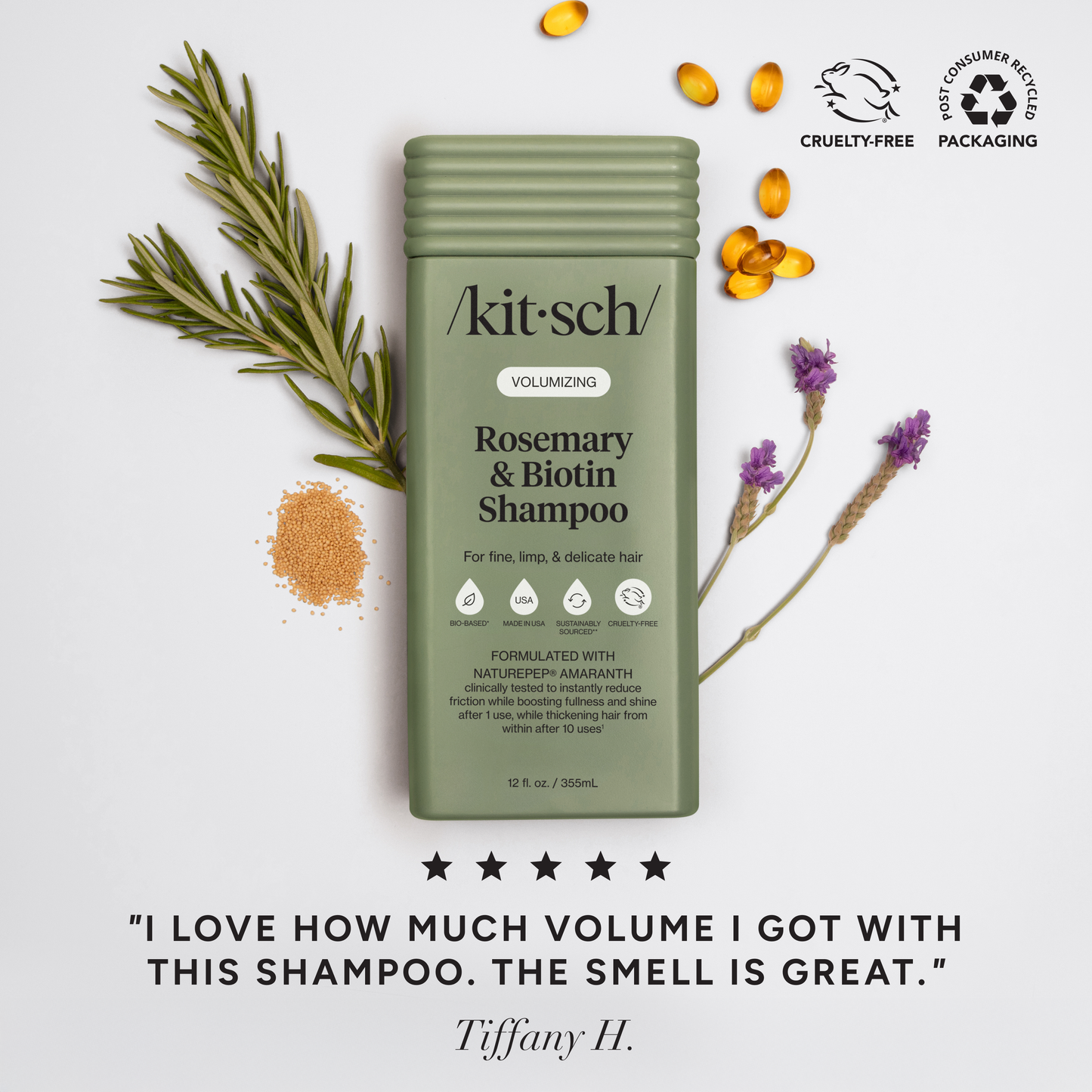KITSCH - Volumizing Rosemary & Biotin Shampoo